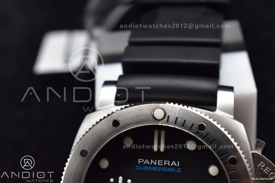 Strap SBF Rubber Edition Dial P PAM1229 Y Black 1:1 DailyWear on Black Best 437 0418